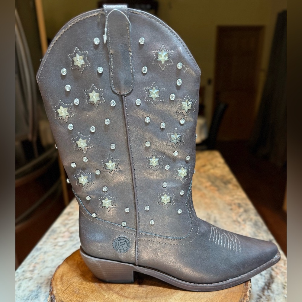 Roper Star-Studded Western Boots